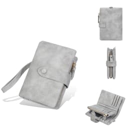 Baellerry Women Short Wallets Top Quality Card Holder Snap Button Zipper Femal Coin Compact Simple Card Clips For Girls