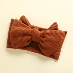 Baby Headband Newborn Baby Girl Hair Accessories Children's Headwear Knit Big Bow Double Layer Kids Hair Band Turban Headdress