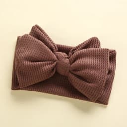 Baby Headband Newborn Baby Girl Hair Accessories Children's Headwear Knit Big Bow Double Layer Kids Hair Band Turban Headdress