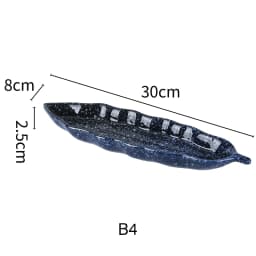 Japanese Cuisine Sashimi Cutlery Ceramic Cold Dish Saury Sushi Serving Plate Eel Sashimi Platter Dessert Plate Snack Tray