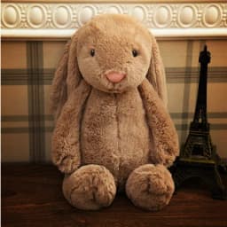 Personalized plush toys 40cm bunny Embroidered Plush Long Ear Bunny kidsName Custom Stuffed Bunny Animal Dolls Birthday Gift