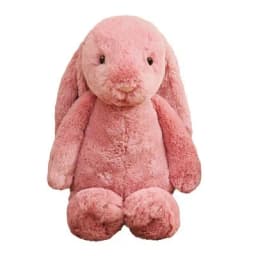 Personalized plush toys 40cm bunny Embroidered Plush Long Ear Bunny kidsName Custom Stuffed Bunny Animal Dolls Birthday Gift