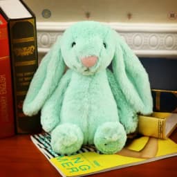 Personalized plush toys 40cm bunny Embroidered Plush Long Ear Bunny kidsName Custom Stuffed Bunny Animal Dolls Birthday Gift