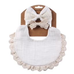 Personalized Cotton Baby Bib Custom Name Kids Feeding Saliva Towel Newborn Shower Gift Birth Gifts