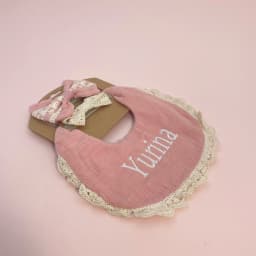 Personalized Cotton Baby Bib Custom Name Kids Feeding Saliva Towel Newborn Shower Gift Birth Gifts