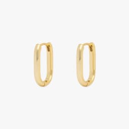 2PCS New Gold Color Square Hoop Earrings Women Men Stainless Steel Huggie Minimalist Punk Unisex Rock Earrings Piercing Jewelry