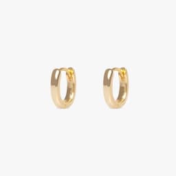 2PCS New Gold Color Square Hoop Earrings Women Men Stainless Steel Huggie Minimalist Punk Unisex Rock Earrings Piercing Jewelry