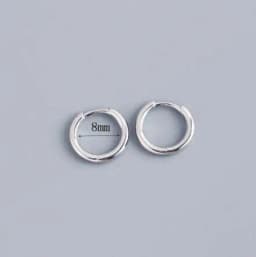 2PCS New Gold Color Square Hoop Earrings Women Men Stainless Steel Huggie Minimalist Punk Unisex Rock Earrings Piercing Jewelry