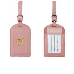 Luggage Tag Women Men PU Leather Travel Suitcases Identifier Label Baggage Boarding Bag Tags Name ID Address Holder Accessories