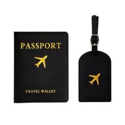 Luggage Tag Women Men PU Leather Travel Suitcases Identifier Label Baggage Boarding Bag Tags Name ID Address Holder Accessories