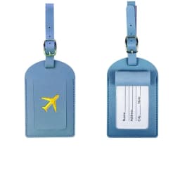 Luggage Tag Women Men PU Leather Travel Suitcases Identifier Label Baggage Boarding Bag Tags Name ID Address Holder Accessories