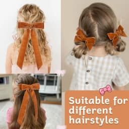 2025 Cute Velvet Bow Hairpins Set Women Children Girls Hair Clips Pin Barrettes Accessories Hairclip Headdress Headwear Ornament