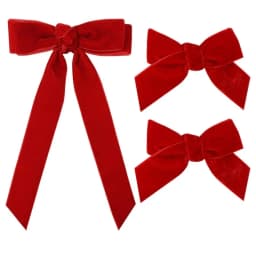 2025 Cute Velvet Bow Hairpins Set Women Children Girls Hair Clips Pin Barrettes Accessories Hairclip Headdress Headwear Ornament