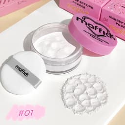 Setting powder, oil control, waterproof, sweat-proof, no makeup removal, brightening, invisible pore concealer, facial makeup lo