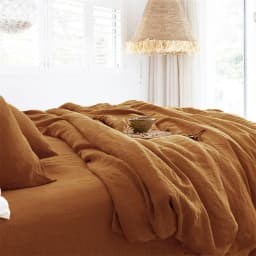 Home Textiles Bedding 100% French Linen Stone-washed Natural Duvet Cover Comfortable Quilt Comforter Cover Queen Durable Healthy