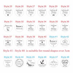 50pcs Personalized Name Shower Baby Baptism Tag Engraved Acrylic Round Circle Wedding Table Party Decoration Custome Gift Favors