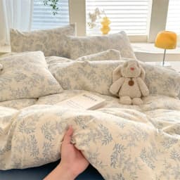 Cute Dog Printed Duvet Cover Set Brown Color Comforter Cover with Pillowcase for Kids Single/Queen/King Housse De Couette Full