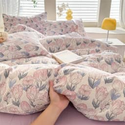 Cute Dog Printed Duvet Cover Set Brown Color Comforter Cover with Pillowcase for Kids Single/Queen/King Housse De Couette Full