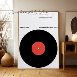 Modernist Gallery Art Exhibition Poster Canvas Printing Vintage Abstract Exhibition Advertising Wall Art Decor Home Room Decor