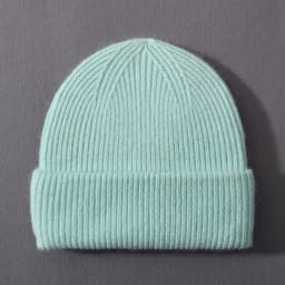 Casual Winter Hat for Women Real Rabbit Fur Beanie Ladies Fall Cashmere Hats Three Fold Thick Knitted Girls Skullies Beanies Cap