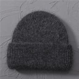 Casual Winter Hat for Women Real Rabbit Fur Beanie Ladies Fall Cashmere Hats Three Fold Thick Knitted Girls Skullies Beanies Cap