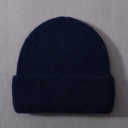Casual Winter Hat for Women Real Rabbit Fur Beanie Ladies Fall Cashmere Hats Three Fold Thick Knitted Girls Skullies Beanies Cap