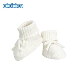 Baby First Walkers Breathable Anti-slip Knitted Newborn Infant Boys Girls Solid Booties Prewalkers 0-18m Toddler Unisex Footwear