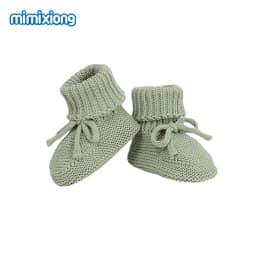 Baby First Walkers Breathable Anti-slip Knitted Newborn Infant Boys Girls Solid Booties Prewalkers 0-18m Toddler Unisex Footwear