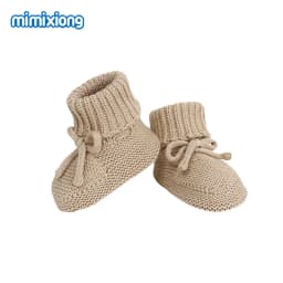 Baby First Walkers Breathable Anti-slip Knitted Newborn Infant Boys Girls Solid Booties Prewalkers 0-18m Toddler Unisex Footwear