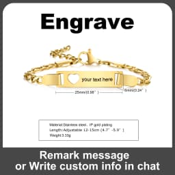 Personalize Name Bracelet for Baby Boy Girl Figaro Chain Smooth Bangle Link Gold Tone No Fade Safty Jewelry 12cm to 15cm