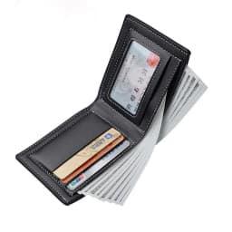 2023New Wallet Men Leather Purse for Men Wallets with Zipper Card Holder Coin Pocket Male Money Bag Classic Monederos De Hombre