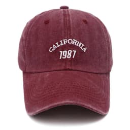 2023 New Vintage California 1987 Embroideried Basebal Cap Hip Hop Adjustable Black Cotton Dad Hats for Men Gorras Hombre Beisbol