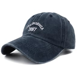 2023 New Vintage California 1987 Embroideried Basebal Cap Hip Hop Adjustable Black Cotton Dad Hats for Men Gorras Hombre Beisbol