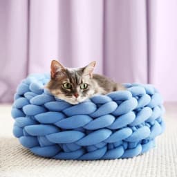Super Cat Bed Warm Sleeping Cat Nest Soft Long Weave Strap Pet Dog Bed for Dogs Basket Cushion Cat Bed Cat Mat Animals Sleeping