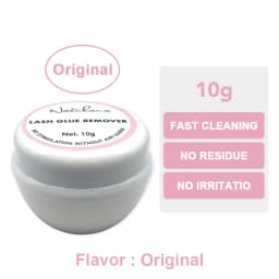 NATUHANA 10g/15g Grafting Eyelash Extension Glue Cream Remover Non-irritating Plant Lashes Gel Remover Adhesive for Makeup Tools