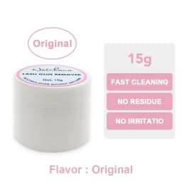 NATUHANA 10g/15g Grafting Eyelash Extension Glue Cream Remover Non-irritating Plant Lashes Gel Remover Adhesive for Makeup Tools