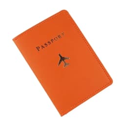 Women Men Solid Colour Passport Cover Case and Luggage Tag Fashion Travel Passport Card Holder Wallet Case Travel Accessories