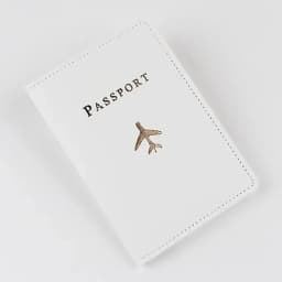 Women Men Solid Colour Passport Cover Case and Luggage Tag Fashion Travel Passport Card Holder Wallet Case Travel Accessories