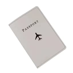 Women Men Solid Colour Passport Cover Case and Luggage Tag Fashion Travel Passport Card Holder Wallet Case Travel Accessories