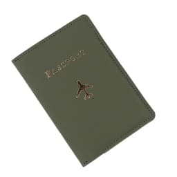 Women Men Solid Colour Passport Cover Case and Luggage Tag Fashion Travel Passport Card Holder Wallet Case Travel Accessories