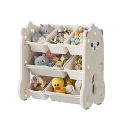 Children's toy storage large capacity classification multi-layer storage rack baby locker Shelf organizer Children's bookshelve