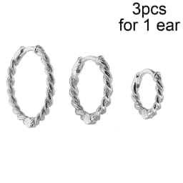 CRMYA Gold Silver Filled 16mm 14mm 12mm Flower Higgle Earring CZ Zircon Hoop Earrings For Women Girls Jewelry Wholesale