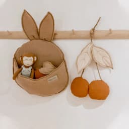 Cute Cherry Wall Hanging Ornaments Cotton Kids Room Nordic Style Hanging Decorations Baby Bedroom Home Party Decor
