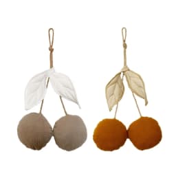 Cute Cherry Wall Hanging Ornaments Cotton Kids Room Nordic Style Hanging Decorations Baby Bedroom Home Party Decor