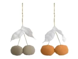 Cute Cherry Wall Hanging Ornaments Cotton Kids Room Nordic Style Hanging Decorations Baby Bedroom Home Party Decor