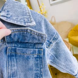 2022 Autumn Spring Fall Boys Casual Cartoon Denim Kids Jackets Turn-down Collar Long Sleeve Coat Girls Loose Tops for Teens