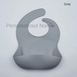 Silicone Baby Bib for Babies & Toddlers Waterproof Silicone Bibs Soft With Food Catcher Pocket for Boys & Girls Free Custom Logo