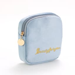 Women's Cosmetic Bag Zipper Velvet Letter Embroidery Solid Make Up Pouch for Cosmetics Toiletry Case Female Make Up Bags