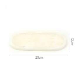 Real Luxurious Marble Vanity Tray for Perfume Candles Jewelry Luxury Calacatta Marble Tray for Home Decor