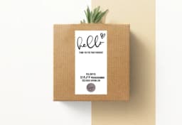 Custom Packaging Labels Personalized Box Seals Stickers for Small Business Logo Wedding Decoration Party Gift DIY Design